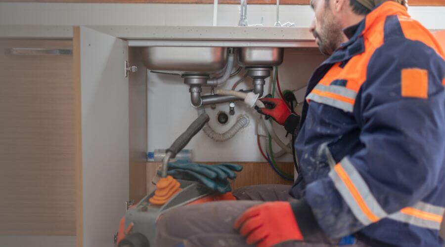Professional slab leak plumber services in New Trenton, IN
